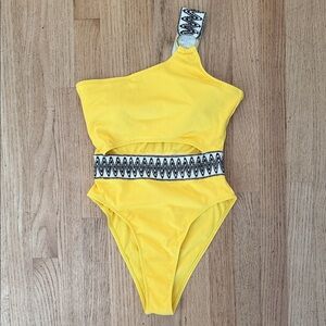 Yellow One Piece Swimsuit